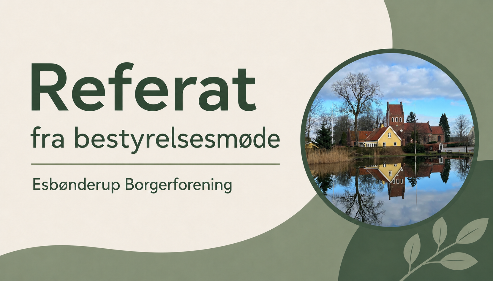 Generalforsamling - Esbønderup Borgerforening